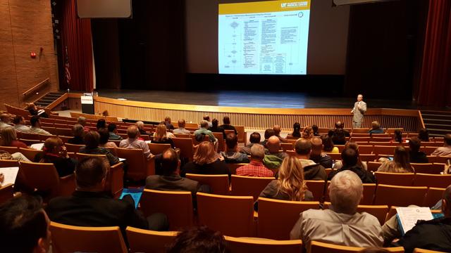 A full house for the morning keynote